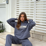Flare Sweatpants - Gunmetal Puff