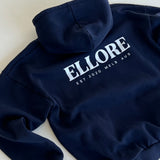 Boxy Oversized Hoodie - Midnight Blue