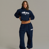 Boxy Adjustable Hoodie - New Navy