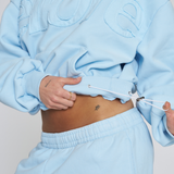 Heavyweight Adjustable Hoodie - Sky Blue