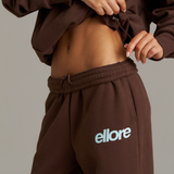Boxy Adjustable Hoodie - Chocolate
