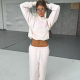 Wide Leg Sweatpants - Bunny Pink 2.0