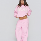 Heavyweight Adjustable Hoodie - Pink