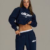 Boxy Adjustable Hoodie - New Navy