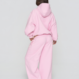 Heavyweight Adjustable Hoodie - Pink