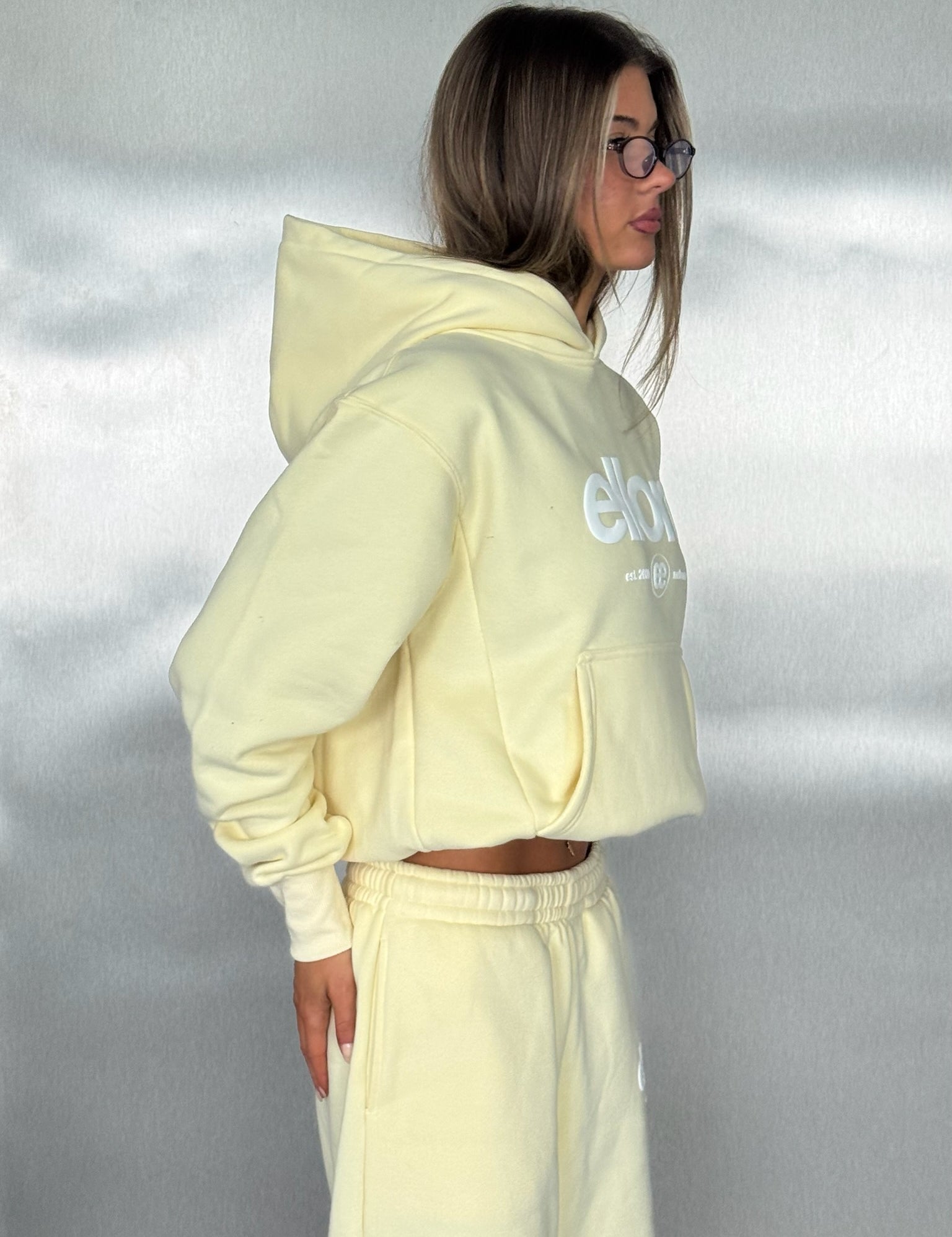 Boxy Adjustable Hoodie - Butter Yellow 2.0