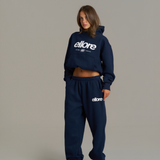 Boxy Adjustable Hoodie - New Navy