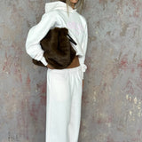 Wide Leg Sweatpants - Bunny Pink 2.0
