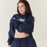 Midnight Boxy Oversized Crew