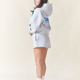 Storm Blue Puff Boxy Oversized Hood