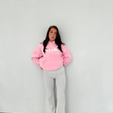 Baby Pink Puff Boxy Oversized Hood